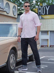 men's short sleeve loose casual shirt - 808Lush