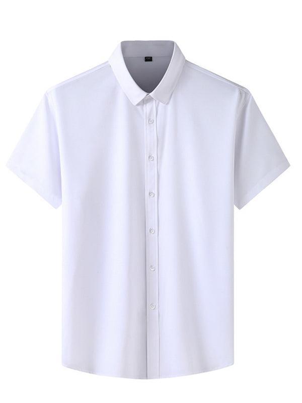 Men's Stretch Thin Short Sleeve Shirt - 808Lush