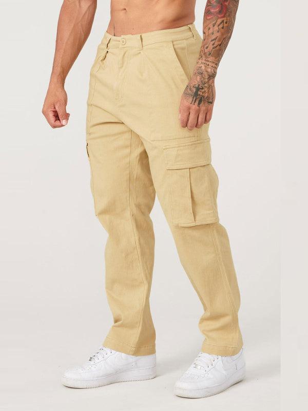 Men's spliced casual sports loose pants - 808Lush