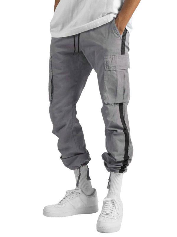 Men's casual drawstring pockets trousers - 808Lush