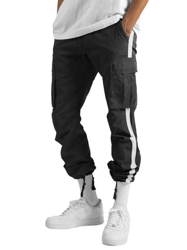 Men's casual drawstring pockets trousers - 808Lush