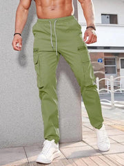 Men's casual sports zipper decorative Pants - 808Lush