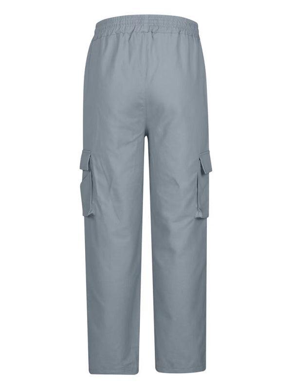 Men's loose school bag workwear casual trousers - 808Lush