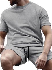 men's casual short-sleeved T-shirt pants sports set - 808Lush