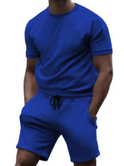 men's casual short-sleeved T-shirt pants sports set - 808Lush