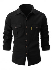 Men's Casual Fashion Business Long Sleeve Shirt - 808Lush