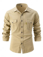 Men's Casual Fashion Business Long Sleeve Shirt - 808Lush