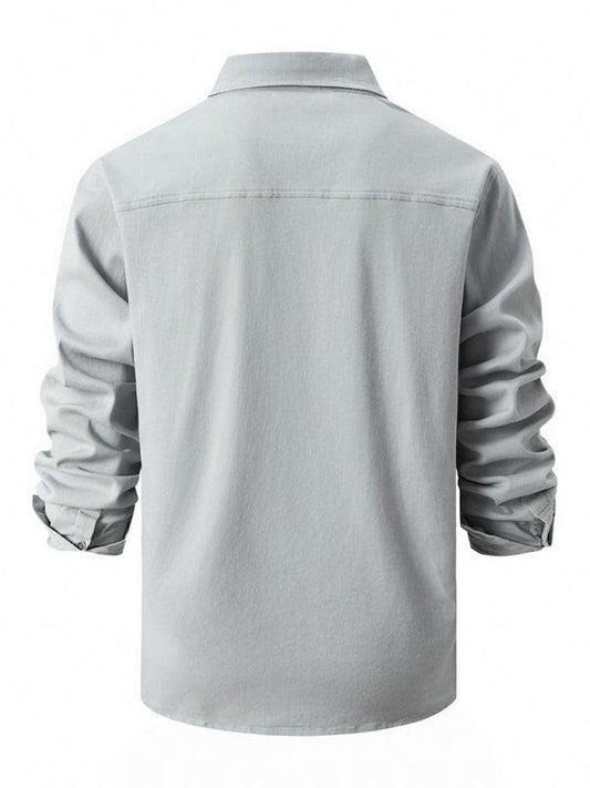 Men's Casual Fashion Business Long Sleeve Shirt - 808Lush