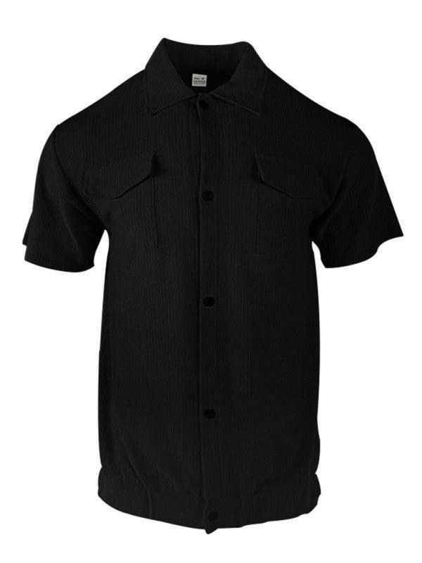 Men's pocket casual short-sleeved shirt - 808Lush