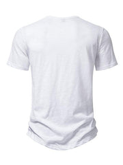 Men's Henley Casual Fashion Basic Short Sleeve T-Shirt - 808Lush