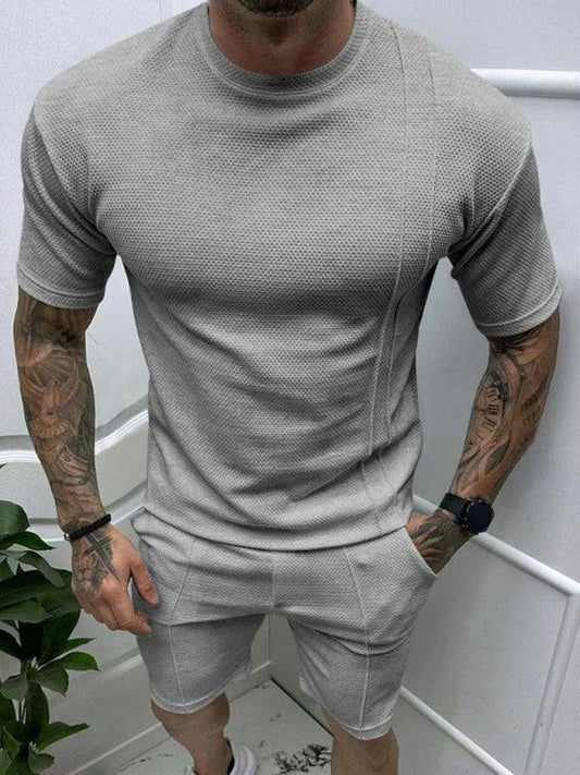 Men's casual shorts short sleeve suit - 808Lush