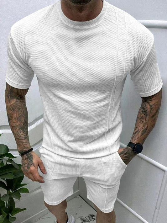 Men's casual shorts short sleeve suit - 808Lush