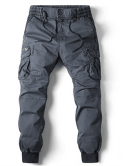 Men's casual solid color cargo pants - 808Lush