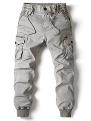 Men's casual solid color cargo pants - 808Lush