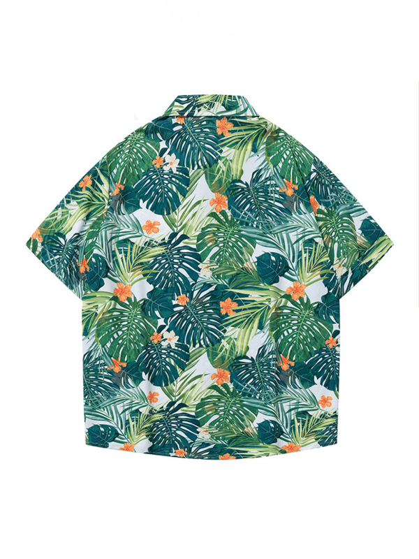 Men's Beach Shirt Hawaiian Vacation Short Sleeve Shirt - 808Lush