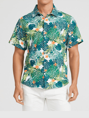 Men's Beach Shirt Hawaiian Vacation Short Sleeve Shirt - 808Lush