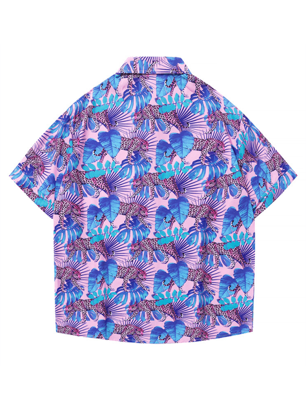 Men's Beach Shirt Hawaiian Vacation Short Sleeve Shirt - 808Lush