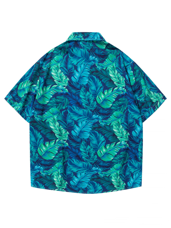 Men's Beach Shirt Hawaiian Vacation Short Sleeve Shirt - 808Lush