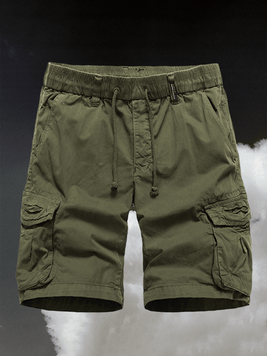Men's Multi-Pocket Quarter Pants Retro Cargo Short - 808Lush