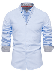 Chemise décontractée à manches longues pour hommes 