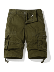 American retro shorts for men with multiple pockets