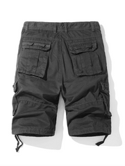 American retro shorts for men with multiple pockets