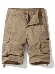 American retro shorts for men with multiple pockets