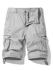 American retro shorts for men with multiple pockets