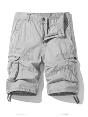 American retro shorts for men with multiple pockets