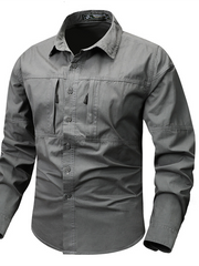 Workwear lapel casual shirt