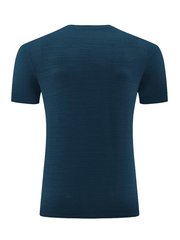 Men's ice silk quick dry round neck short sleeve sports T-shirt