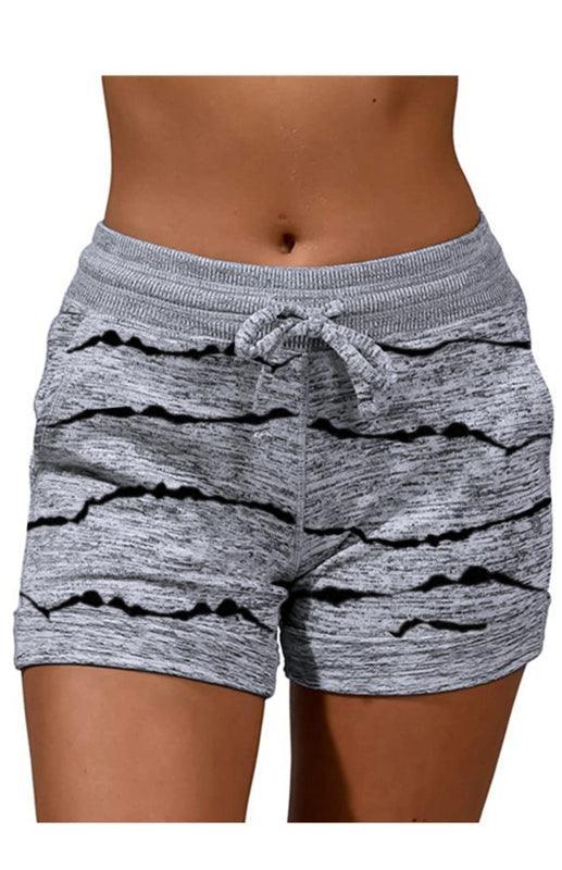 Ladies Casual Fashion Waist Stretch Shorts - 808Lush