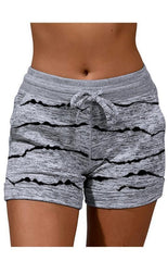 Ladies Casual Fashion Waist Stretch Shorts - 808Lush