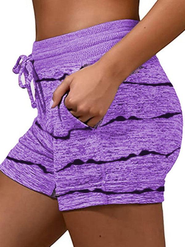 Ladies Casual Fashion Waist Stretch Shorts - 808Lush