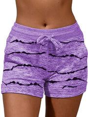 Ladies Casual Fashion Waist Stretch Shorts - 808Lush