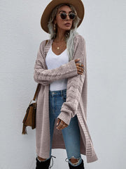 Women's Open Front Cozy Knit Cardigan