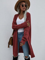 Women's Open Front Cozy Knit Cardigan