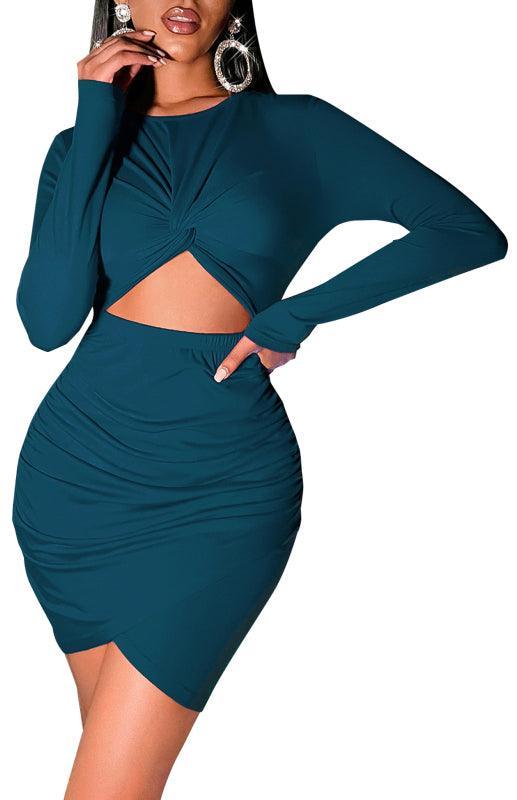 Women's Long-Sleeve Mini Dress - 808Lush