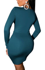 Women's Long-Sleeve Mini Dress - 808Lush