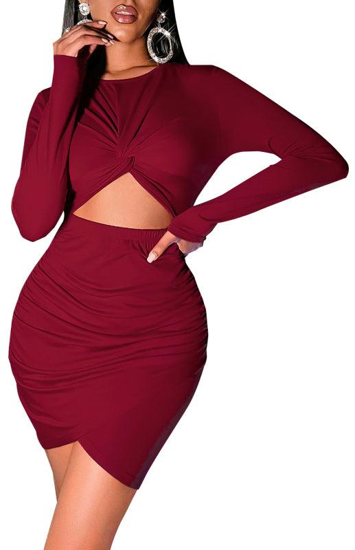 Women's Long-Sleeve Mini Dress - 808Lush