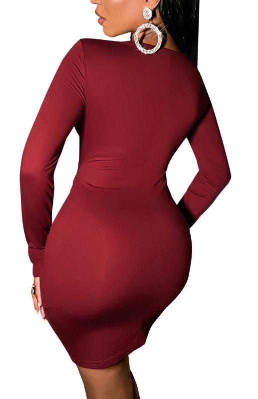 Women's Long-Sleeve Mini Dress - 808Lush