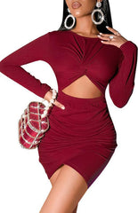 Women's Long-Sleeve Mini Dress - 808Lush