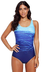 Women's Cross Back One Piece Swimsuit Summer Sexy Beachwear - 808Lush