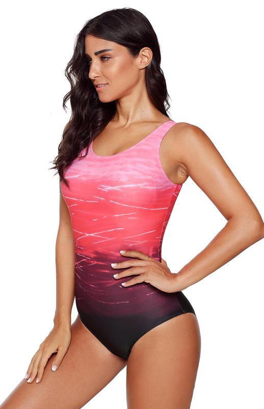 Women's Cross Back One Piece Swimsuit Summer Sexy Beachwear - 808Lush