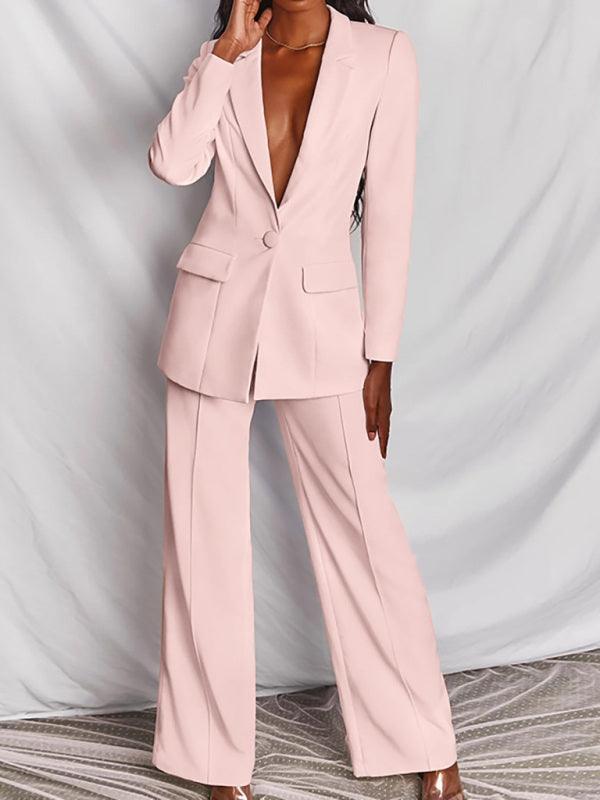 Women's fashionable temperament lapel suit - 808Lush