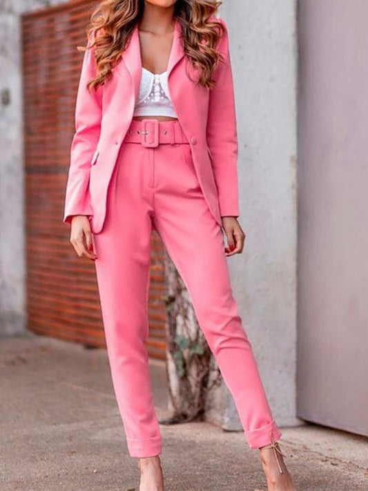 Women's fashionable temperament lapel suit - 808Lush