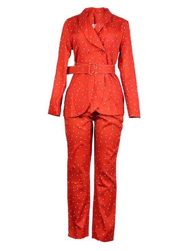 Women's fashionable temperament lapel suit - 808Lush