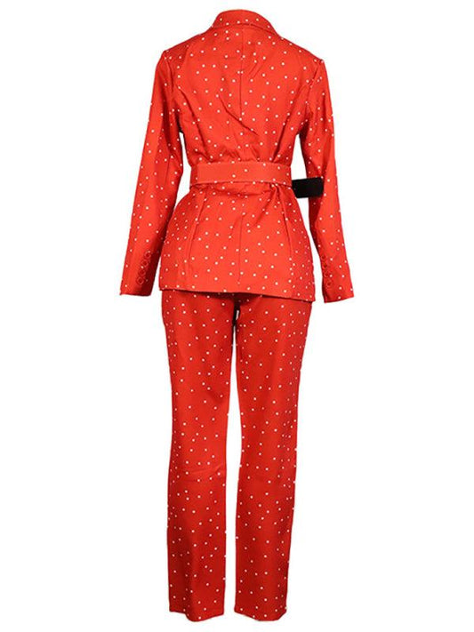 Women's fashionable temperament lapel suit - 808Lush