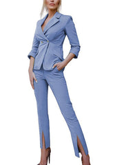 Women's fashionable temperament lapel suit - 808Lush