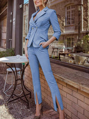 Women's fashionable temperament lapel suit - 808Lush